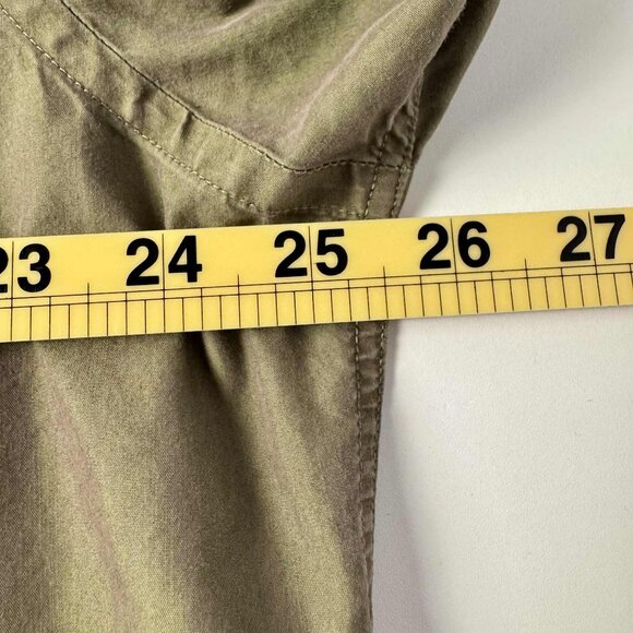 Fubu The Collection Olive Green Metallic Sheen Button-Up Shirt – Size Large 16.5 - Picture 6 of 8